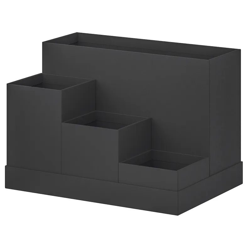 IKEA TJENA ТЙЕНА, підставка д/канцелярського приладдя, чорний, 18x17 см 803.954.89 фото №1