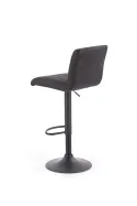 Барний стілець HALMAR H89, ніжка - чорна, оббивка - темно-сірий фото thumb №3
