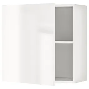 IKEA KNOXHULT КНОКСХУЛЬТ, навесной шкаф с дверцей, белый глянец, 60x60 см 703.268.11 фото