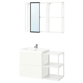 IKEA ENHET ЕНХЕТ, ванна, білий, 102x43x65 см 895.471.67 фото