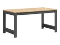 BRW Jasmin, стіл, графітовий/дубовий ремісник BIU/8/16-AN/DASN фото thumb №1