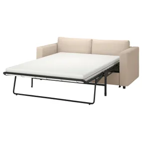 IKEA VIMLE ВІМЛЕ, 2-місний диван-ліжко, ХАЛЛАРП бежевий 595.370.23 фото