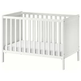 IKEA SUNDVIK СУНДВІК, ліжко для немовлят, білий, 60x120 см 002.485.67 фото