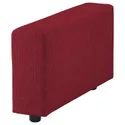 IKEA VIMLE ВІМЛЕ, підлокітник, з широкими підлокітниками/Lejde червоний/коричневий 394.327.86 фото thumb №1