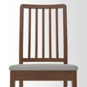 IKEA EKEDALEN ЕКЕДАЛЕН, стілець, коричневий / світло-сірий 803.410.19 фото thumb №5