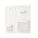 IKEA SKÅDIS СКОДИС, настенная панель, комбинация, белый, 56x56 см 495.159.41 фото thumb №2