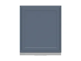 BRW Верхний кухонный шкаф Verdi 60 см с вытяжкой левый мистик матовый, черный/матовый CA/MIM/IX фото