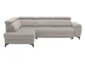 BRW Угловой диван Mellow с ящиком для хранения велюровый серый, Элемент 04 NA-MELLOW-RECBK.2F-G1_B9C2C3 фото thumb №1