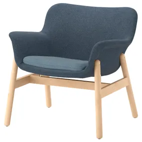 IKEA VEDBO ВЕДБУ, кресло, Окрашенный в синий цвет 805.522.19 фото