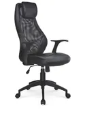 Крісло комп'ютерне офісне обертове HALMAR TORINO чорний фото thumb №1
