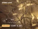 BRW Световая цепь 240 LED 22 м с теплым цветом света 096424 фото thumb №4