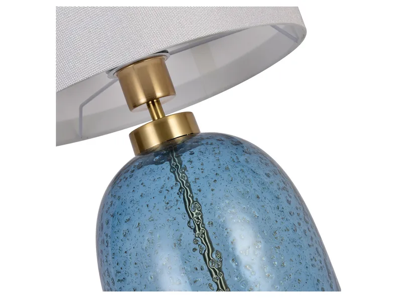 BRW Настольная лампа Amur белого и синего цвета 091755 фото №4