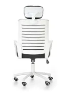 Крісло комп'ютерне офісне обертове HALMAR SOCKET чорний-білий фото thumb №8