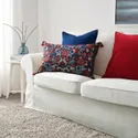 IKEA SKOGSKORN СКОГСКОРН, подушка, темно-сірий / різнобарвний, 40x65 см 004.508.18 фото thumb №5