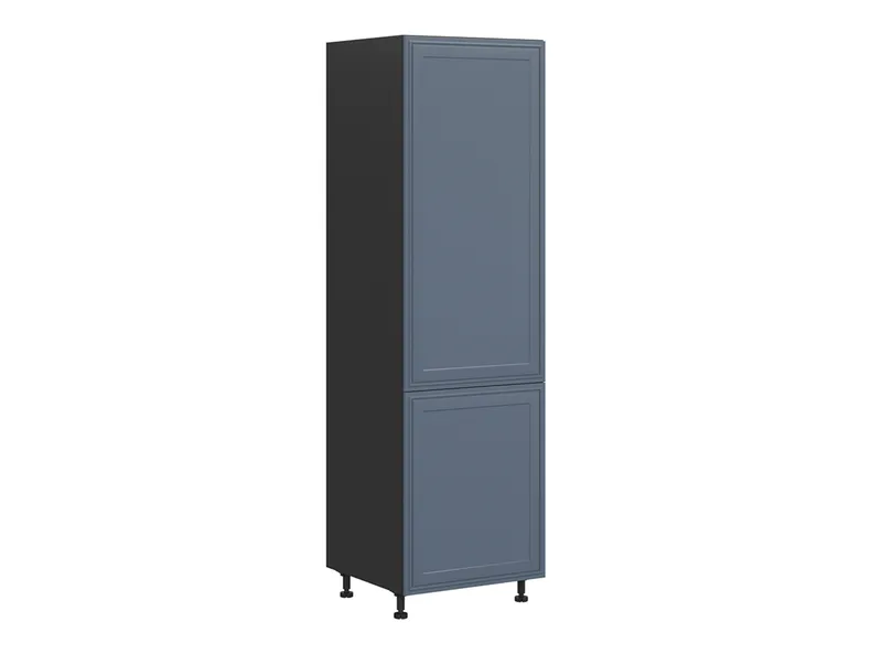 BRW Правый кухонный шкаф Верди высотой 60 см мистик матовый, черный/матовый FL_D_60/207_P/P-CA/MIM фото №2