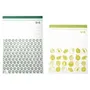 IKEA ISTAD ИСТАД, пакет закрывающийся, узор/зелёный, 6/4.5 l 405.256.85 фото