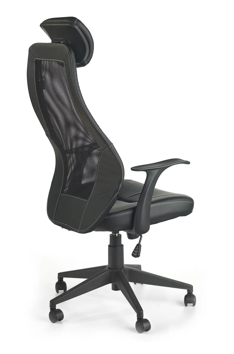 Крісло комп'ютерне офісне обертове HALMAR TORINO чорний фото №2