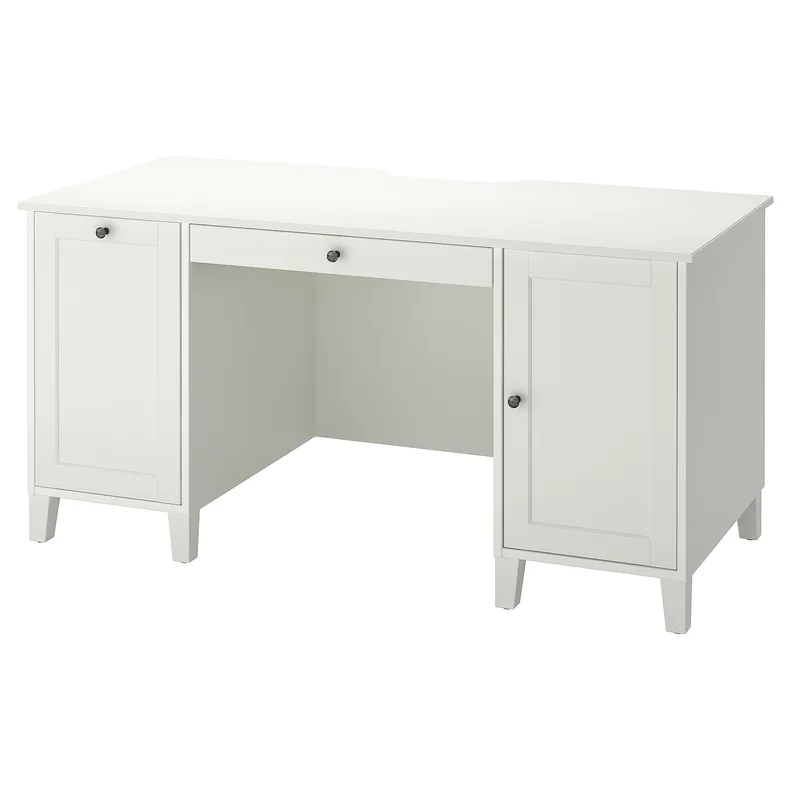 IKEA IDANÄS ИДАНЭС, письменный стол, белый, 152x70 см 105.141.55 фото №1