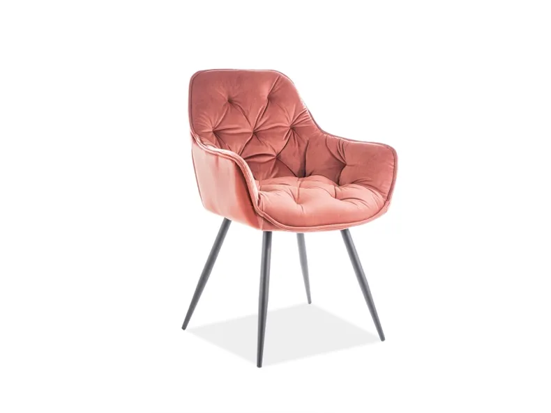 Кресло SIGNAL CHERRY Velvet, Bluvel 52 - античный розовый фото №1