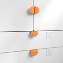 IKEA LATMASK ЛАТМАСК, ручка-кліпса, помаранчевий, 60 мм 2 шт. 705.740.90 фото thumb №3
