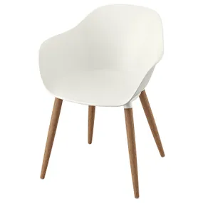 IKEA GRÖNSTA ГРЕНСТА, стілець з підлокітниками, прим / вул, білий 905.578.86 фото