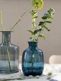 IKEA TONSÄTTA ТОНСЕТТА, ваза, синій, 21 см 004.421.97 фото thumb №4