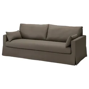 IKEA HYLTARP ХЮЛЬТАРП, 3-місний диван, Гранат сіро-коричневий 994.896.28 фото