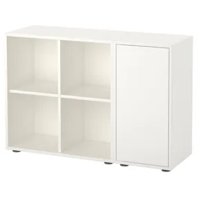 IKEA EKET ЕКЕТ, комбінація шаф із ніжками, білий, 105x35x72 см 491.892.03 фото