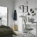 IKEA BILLY БІЛЛІ / OXBERG ОКСБЕРГ, книжкова шафа з дверцятами, білий, 40x30x106 см 692.873.92 фото thumb №2