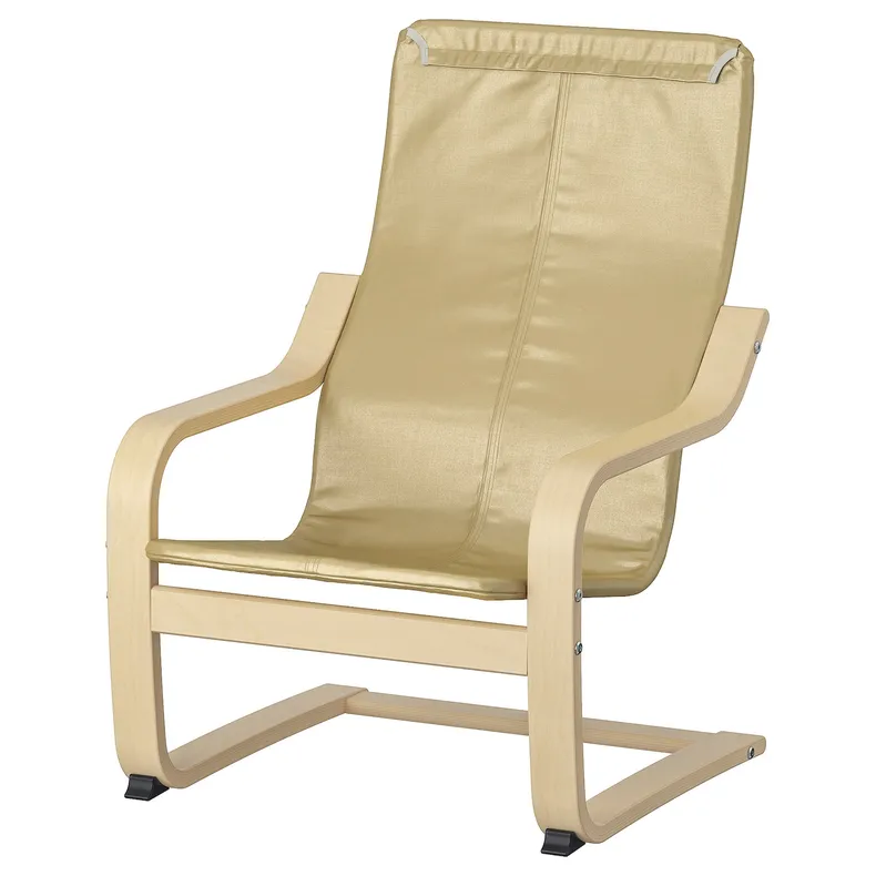IKEA POÄNG ПОЕНГ, каркас дитячого крісла, березовий шпон 804.180.56 фото №1