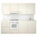 IKEA METOD МЕТОД, кухня, білий крем Maximera/Bodbyn, 240x60x228 см 395.854.25 фото thumb №1