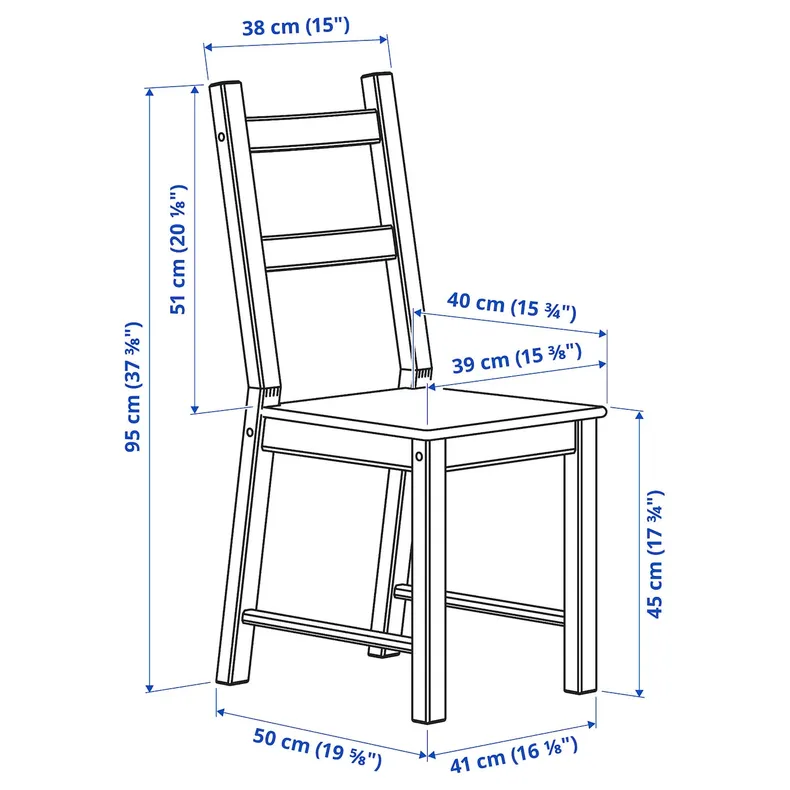 IKEA IVAR ІВАР, стілець, сосна 902.639.02 фото №15