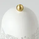 IKEA SOLSKUR СОЛЬСКУР, LED настільна лампа, колір білий / латунь 104.245.17 фото thumb №7