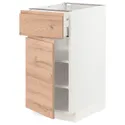 IKEA METOD МЕТОД / MAXIMERA МАКСІМЕРА, підлогова шафа з шухлядами та дверц 394.680.87 фото thumb №1