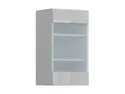 Кухонный шкаф BRW Top Line 40 см левосторонний с витриной серый глянец, серый гранола/серый глянец TV_G_40/72_LV-SZG/SP фото thumb №2