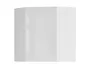 BRW Угловой верхний кухонный шкаф Sole 60 см правый белый глянец, альпийский белый/глянцевый белый FH_GNWU_60/72_P-BAL/BIP фото