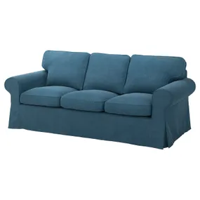IKEA EKTORP ЕКТОРП, 3-місний диван, Талміра блакитна 494.305.36 фото