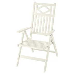 IKEA BONDHOLMEN БОНДХОЛЬМЕН, садовое кресло/регулируемая спинка, белый/бежевый 805.581.79 фото