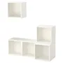 IKEA EKET ЭКЕТ, комбинация настенных шкафов, белый, 105x35x120 см 091.888.42 фото