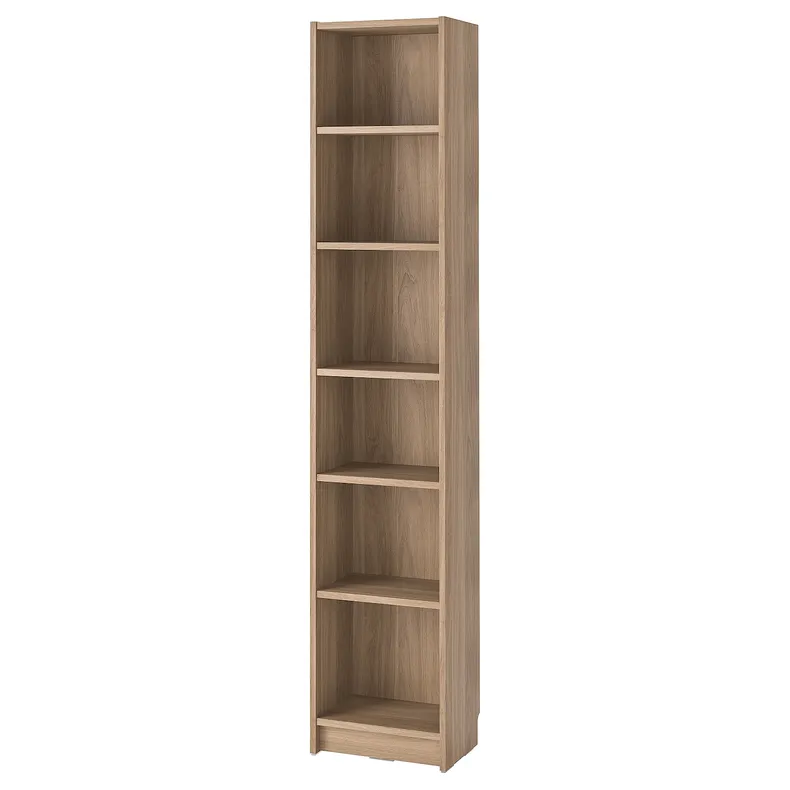 IKEA BILLY БІЛЛІ, книжкова шафа, під дуб, 40x28x202 см 604.773.82 фото №1