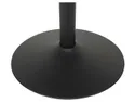 Стол круглый шпонированный BRW Graus, 110 см, черный BLACK-FR фото thumb №2