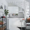 IKEA KNOXHULT КНОКСХУЛЬТ, кухня, белый глянец, 180x61x220 см 891.804.70 фото thumb №3