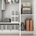IKEA BRIMNES БРІМНЕС, гардероб із 3 дверцятами, білий, 117x190 см 404.079.22 фото thumb №6