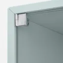 IKEA EKET ЕКЕТ, шафа навісна зі скляними дверцятами, світлий сіро-блакитний, 35x35x35 см 395.330.21 фото thumb №4