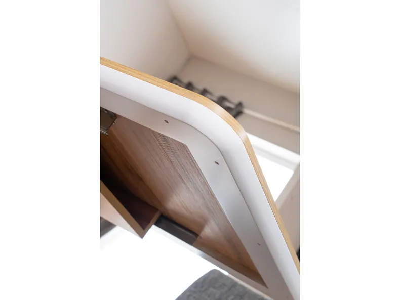Стол кухонный SIGNAL SIRIUS IN, белый матовый / эффект бетона, 80x120 фото №9