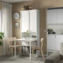 IKEA BILLY БИЛЛИ / OXBERG ОКСБЕРГ, стеллаж с письменным столом, белый, 80x202 см 495.711.78 фото thumb №4