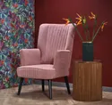 М'яке крісло оксамитове HALMAR DELGADO BLUVEL 52, рожевий фото thumb №2