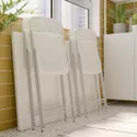 IKEA TORPARÖ ТОРПАРЕ, стілець, кімнатний/вуличний, складаний білий/сірий 005.378.50 фото thumb №5