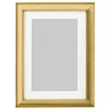 IKEA SILVERHÖJDEN СИЛВЕРХОЙДЕН, рама, золотой цвет, 13x18 см 403.704.00 фото thumb №1