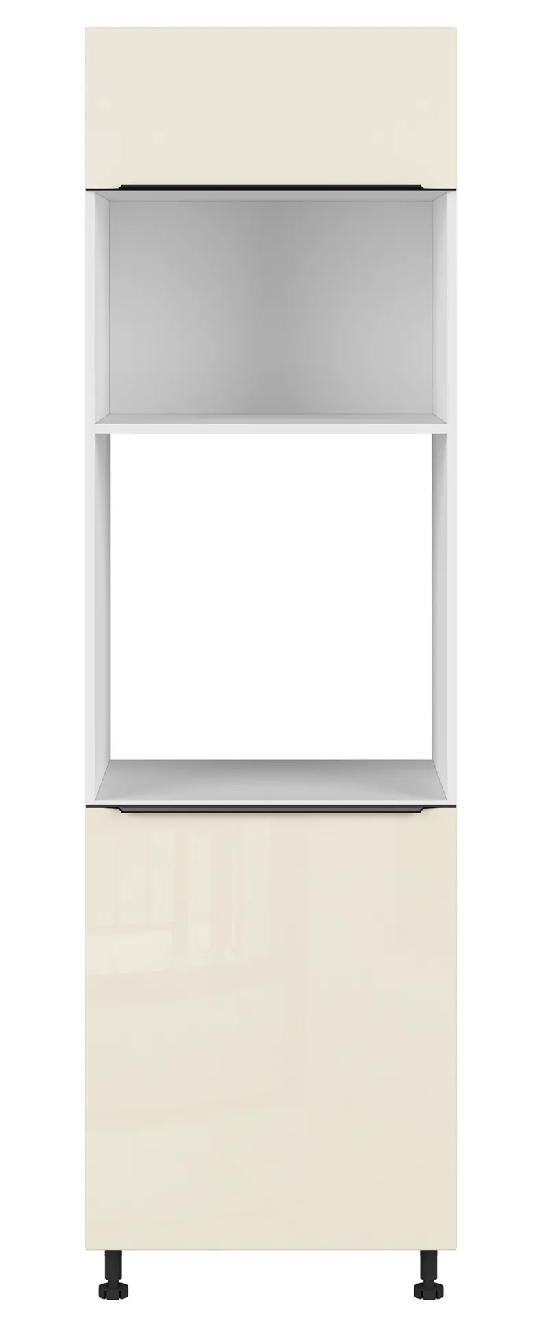BRW Sole L6 60 см левосторонний кухонный шкаф магнолия жемчуг, альпийский белый/жемчуг магнолии FM_DPS_60/207_L/O-BAL/MAPE фото №1